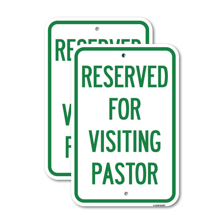 Reserved for Visiting Pastor