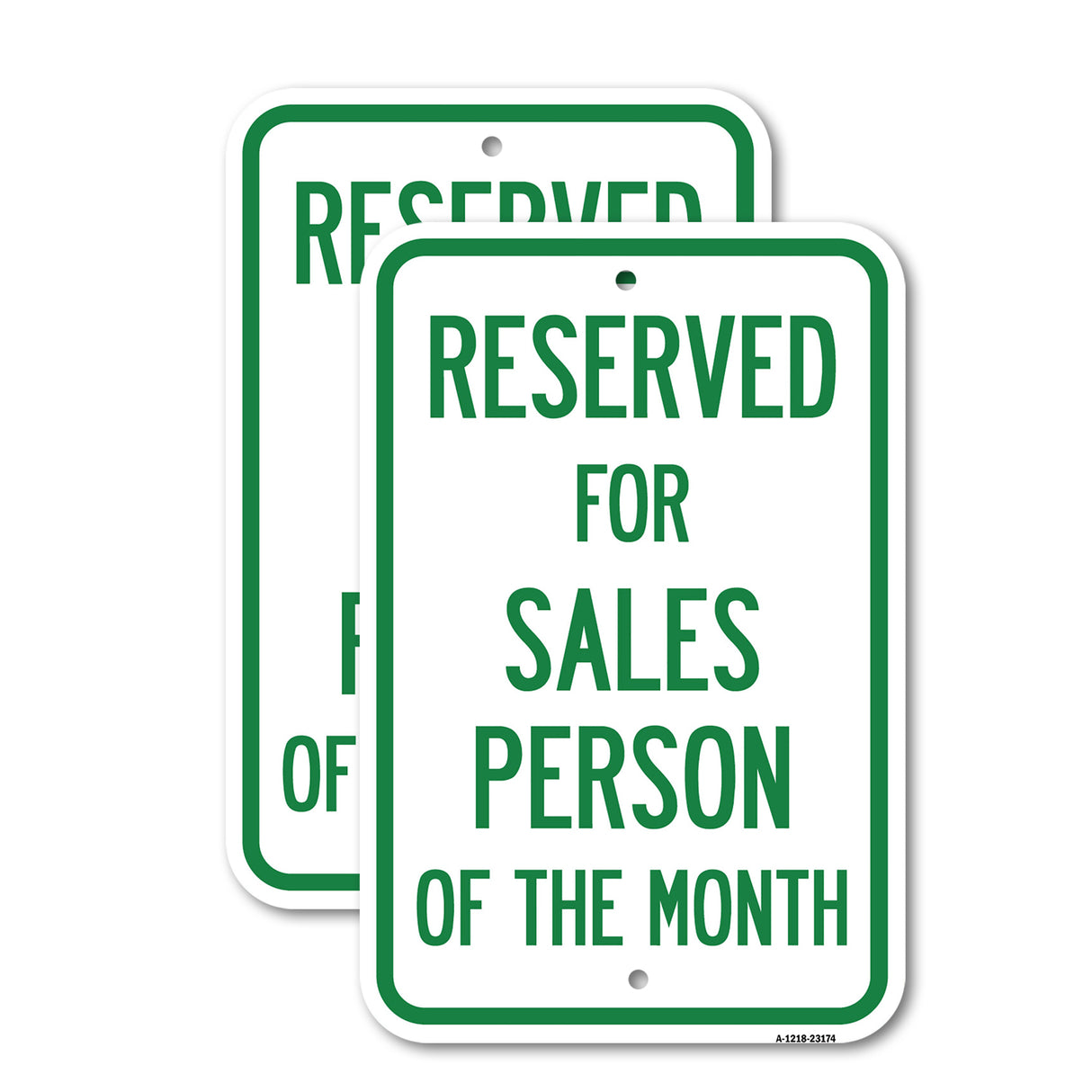 Reserved for Salesperson of the Month