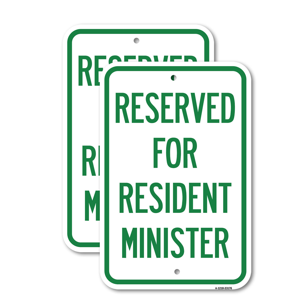Reserved for Resident Minister