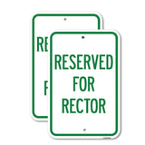 Reserved for Rector