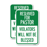 Reserved for Pastor Violators Will Not Be Blessed