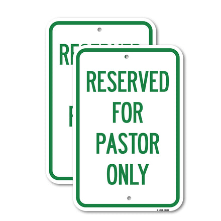 Reserved for Pastor Only