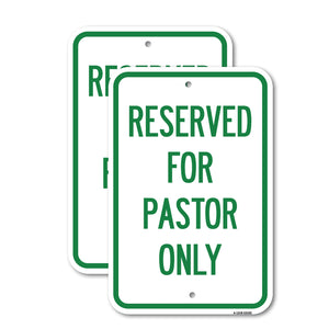 Reserved for Pastor Only