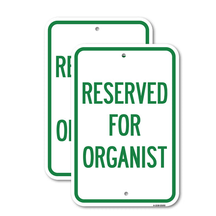 Reserved for Organist