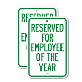 Reserved for Employee of the Year