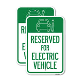 Reserved for Electric Vehicle (With Graphic)