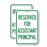 Reserved for Assistant Principal