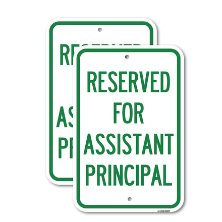 Reserved for Assistant Principal