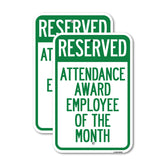 Reserved Attendance Award Employee of the Month