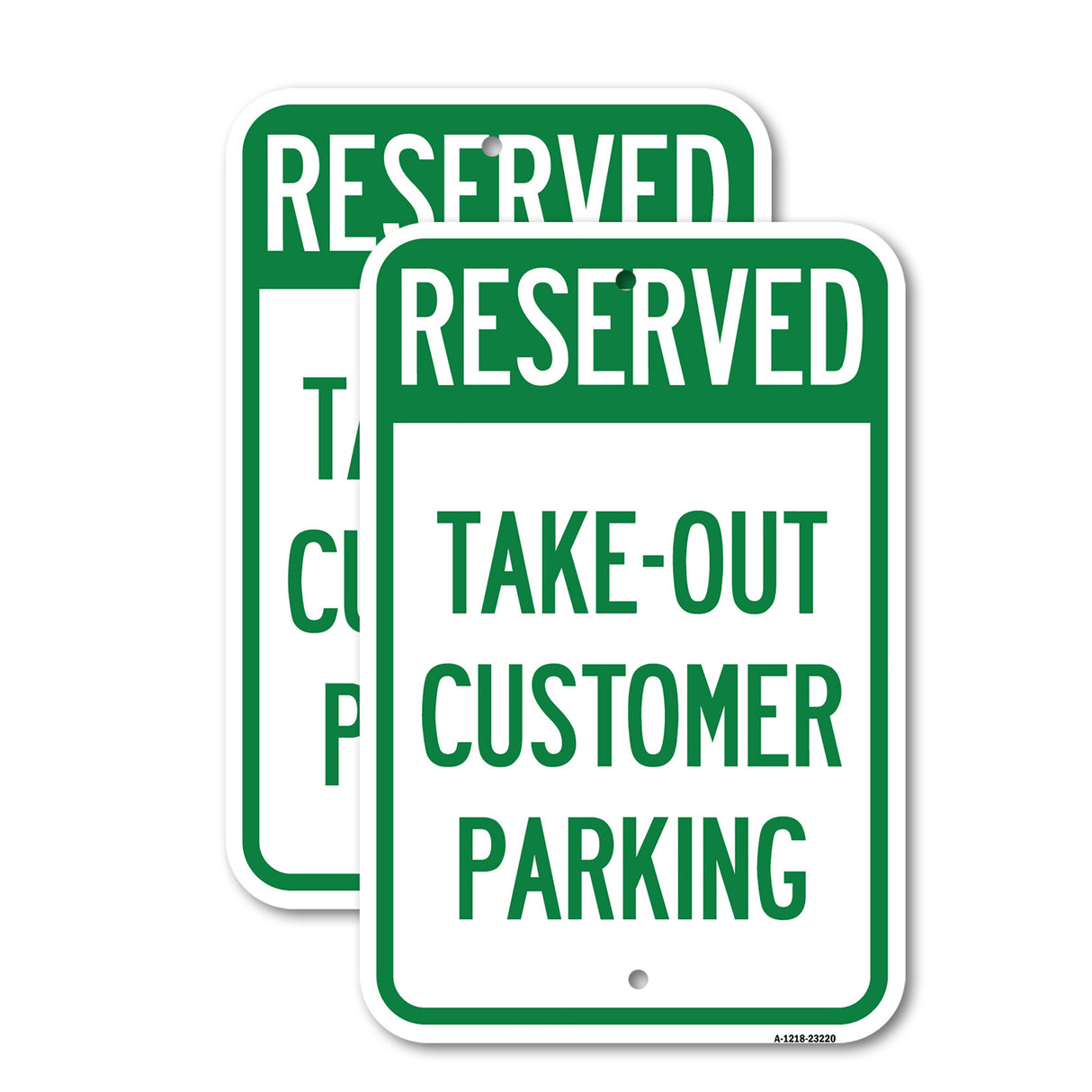 Reserved - Take-Out Customer Parking