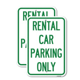 Rental Car Parking Only