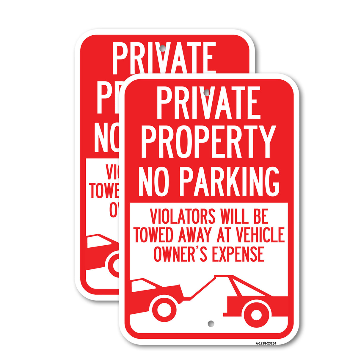 Private Parking, Violators Will Be Towed Away at Vehicle Owner's Expense