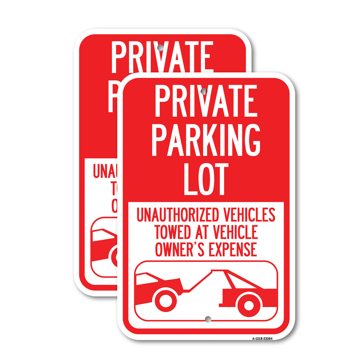 Private Parking Lot, Unauthorized Vehicles Towed at Owner Expense