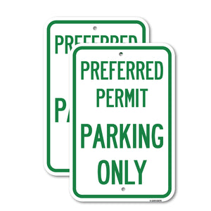 Preferred Permit Parking Only