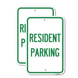 Parking Sign Resident Parking