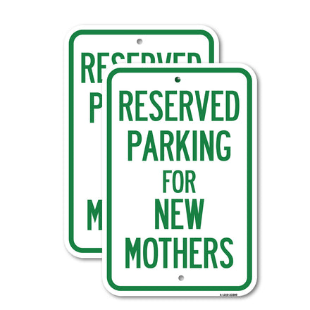 Parking Reserved for New Mothers