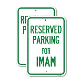 Parking Reserved for Imam