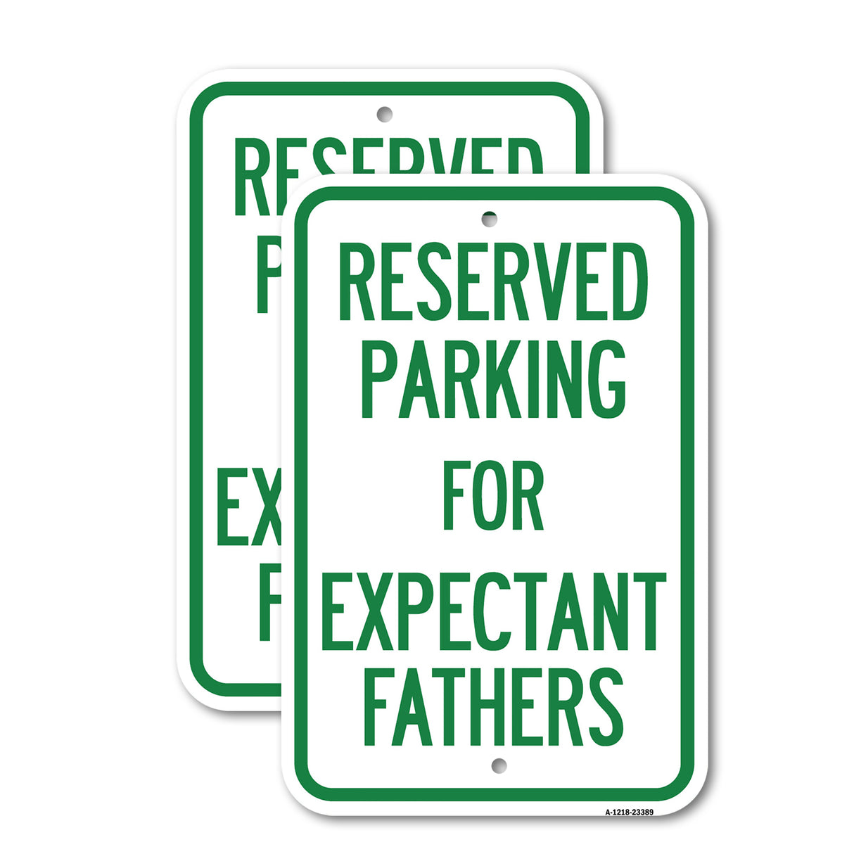 Parking Reserved for Expectant Fathers