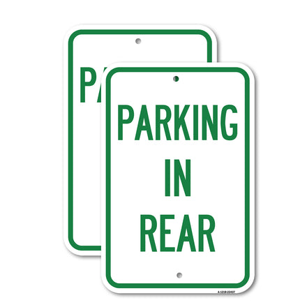 Parking in Rear