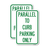 Parallel to Curb Parking Only