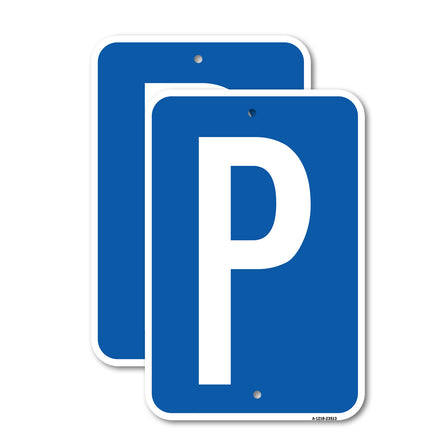 P Symbol (Parking Sign)