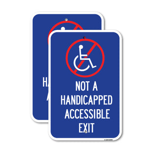 Not A Handicapped Accessible Exit (With Graphic)