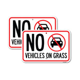 No Vehicles on Grass
