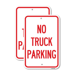 No Parking Sign No Truck Parking