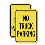 No Parking Sign No Truck Parking
