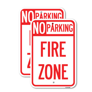 No Parking Sign No Parking Fire Zone