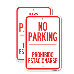 No Parking Prohibido Estacionarse