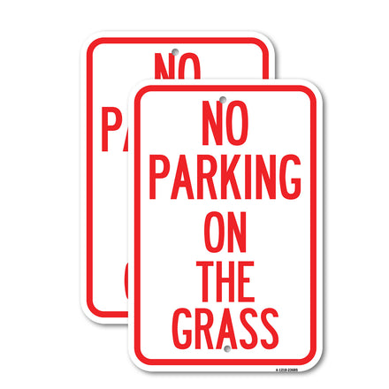 No Parking on the Grass