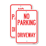 No Parking Driveway
