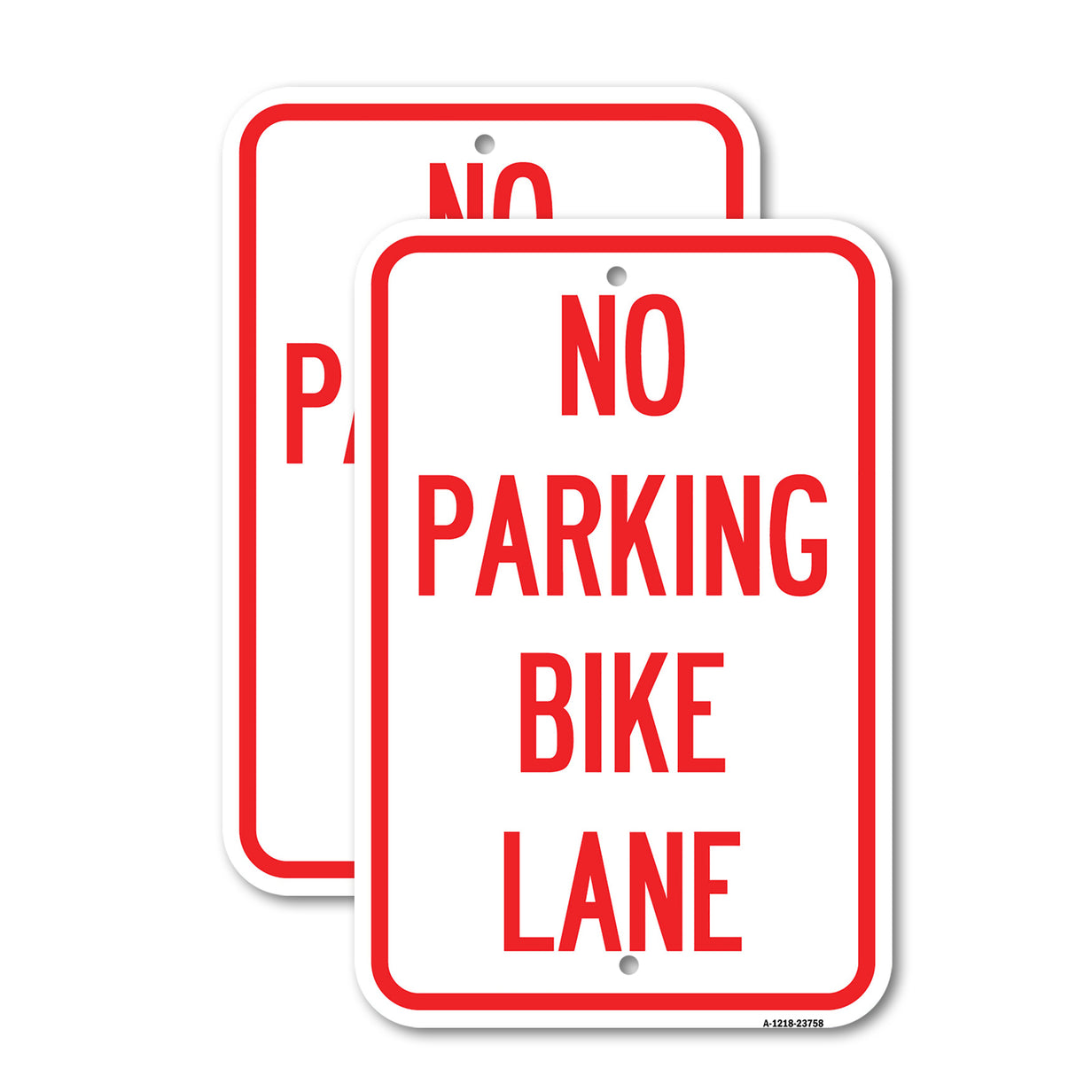 No Parking Bike Lane