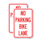 No Parking Bike Lane