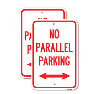 No Parallel Parking with Bidirectional Arrow