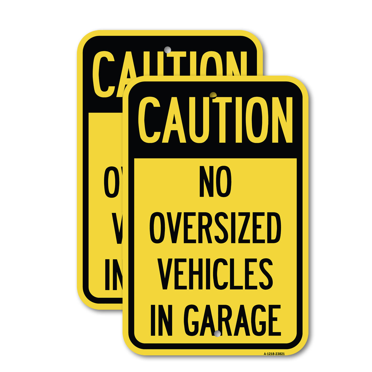 No Oversized Vehicles in Garage