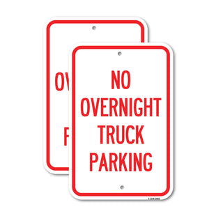 No Overnight Truck Parking