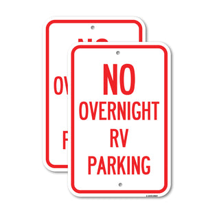 No Overnight RV Parking