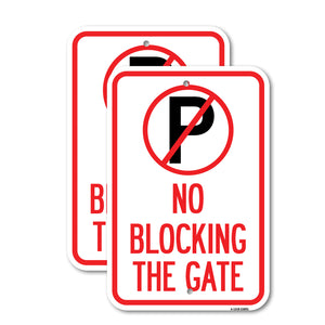 No Blocking the Gate with Graphic