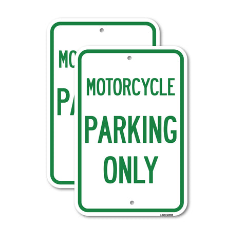 Motorcycle Parking Only