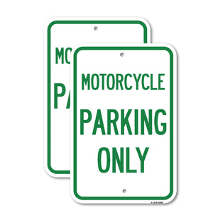 Motorcycle Parking Only