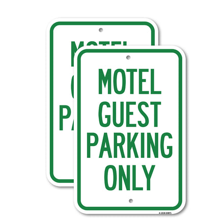 Motel Guest Parking Only