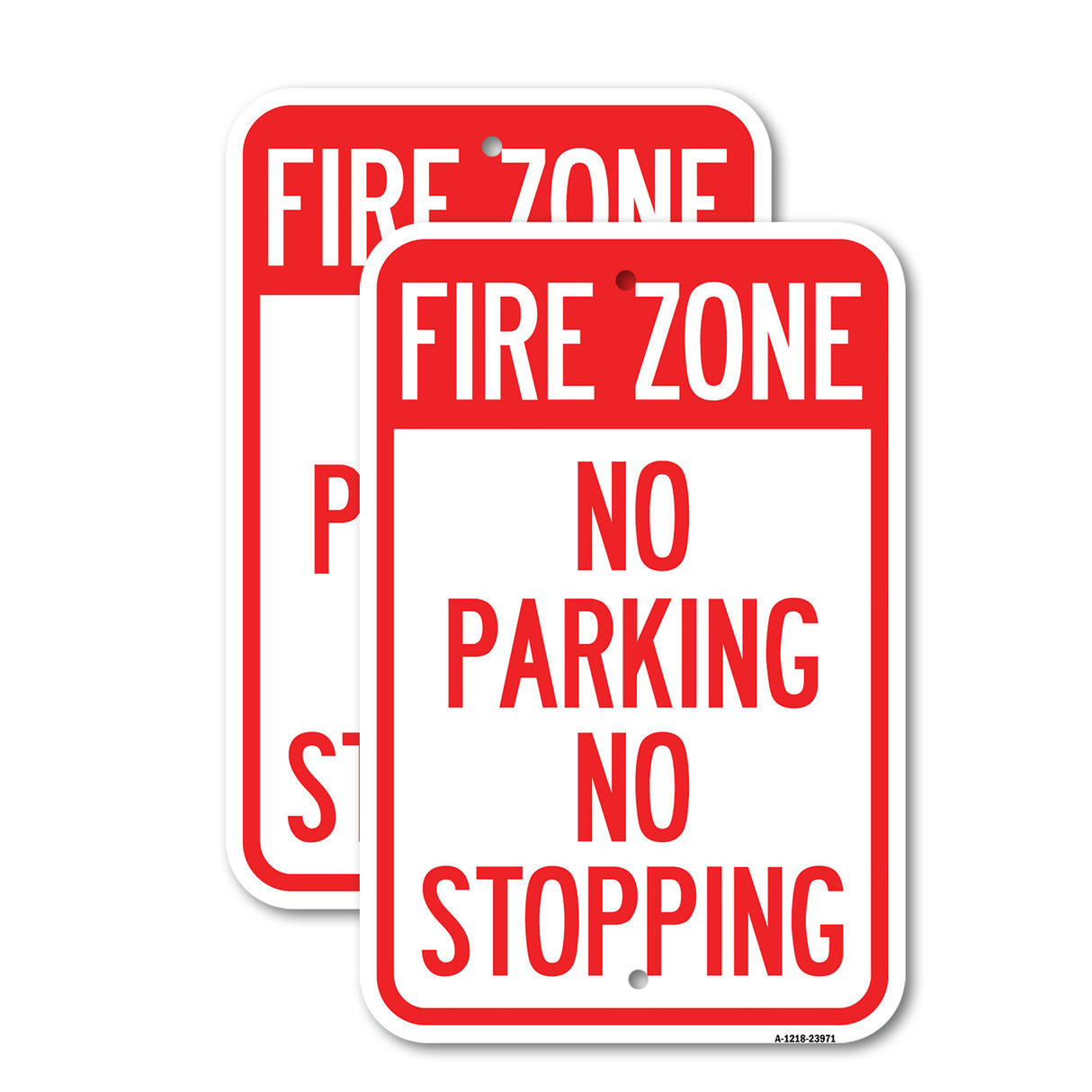 Fire Zone No Parking No Stopping