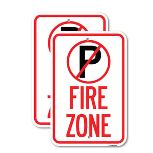 Fire Zone (No Parking Symbol)