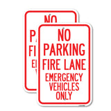 Fire Lane, Emergency Vehicles Only