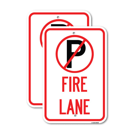 Fire Lane (No Parking Symbol)