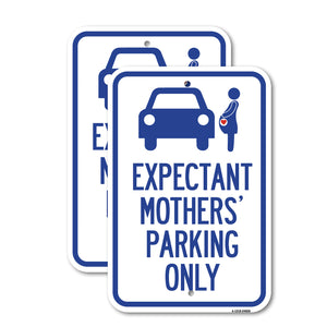 Expectant Mothers' Parking Only (With Graphic)