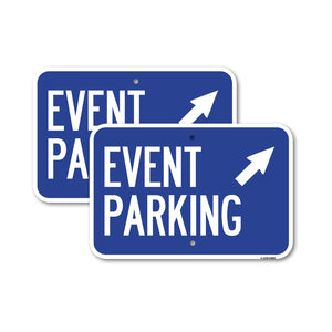 Event Parking (Up Right Arrow Symbol)