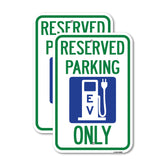 Ev Only (With Electric Vehicle Charging Station Graphic)